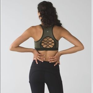 Lululemon Sweaty or Not II Army Green sz 8